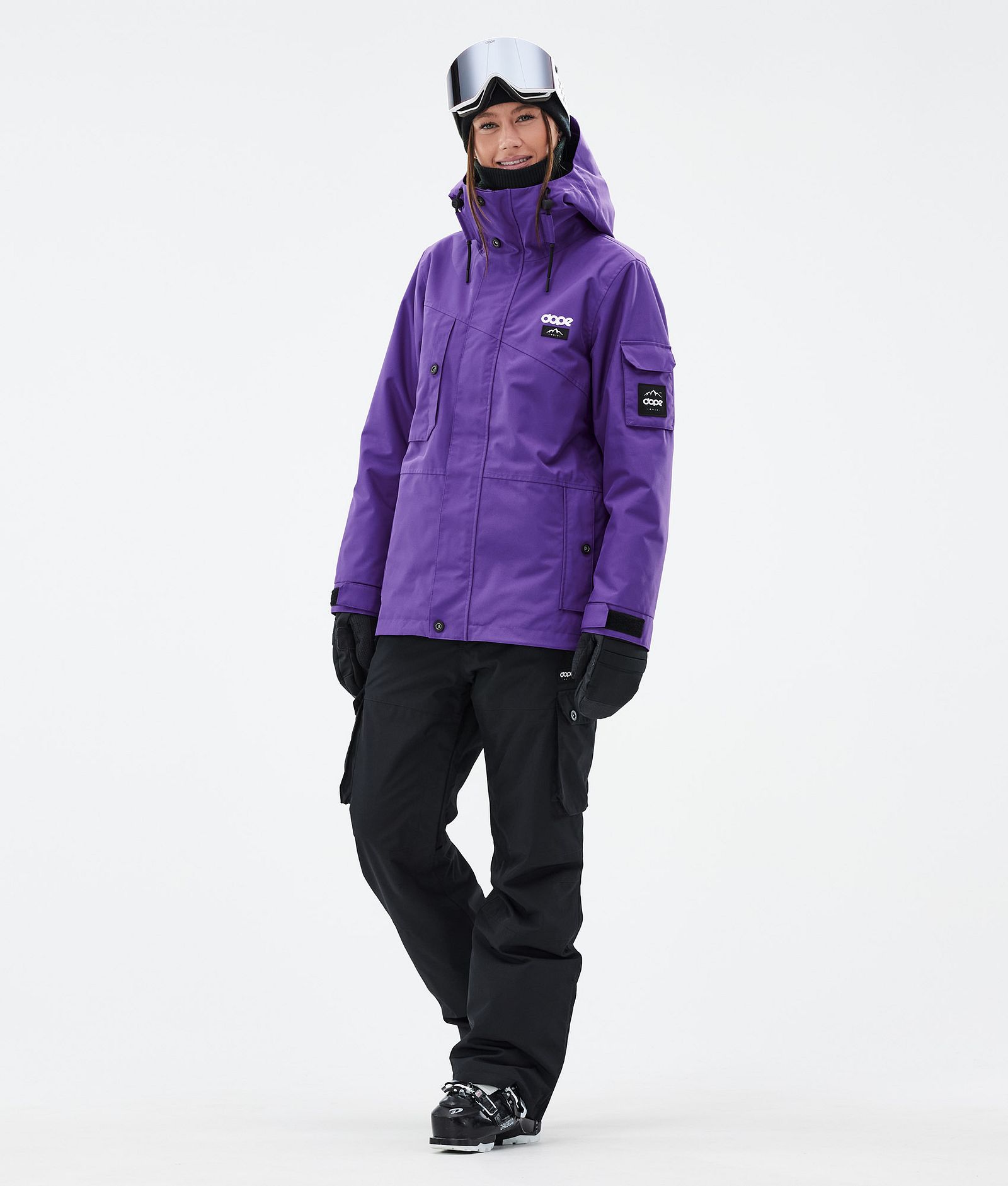 Dope Adept W Skijacke Damen Vivid Purple, Bild 2 von 9