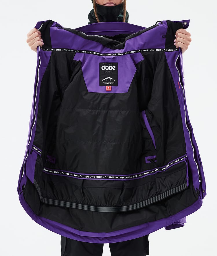 Dope Adept W Snowboardjakke Dame Vivid Purple, Billede 9 af 9