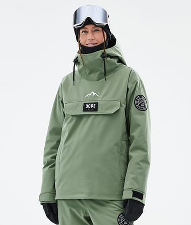 Dope Blizzard W Snowboardjacke Moss Green