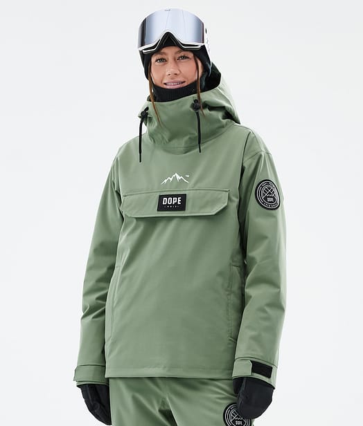 Dope Blizzard W Chaqueta Snowboard Mujer Moss Green