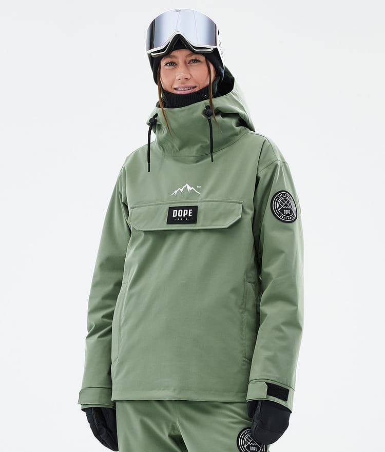 Dope Blizzard W Snowboardjacke Damen Moss Green, Bild 1 von 8