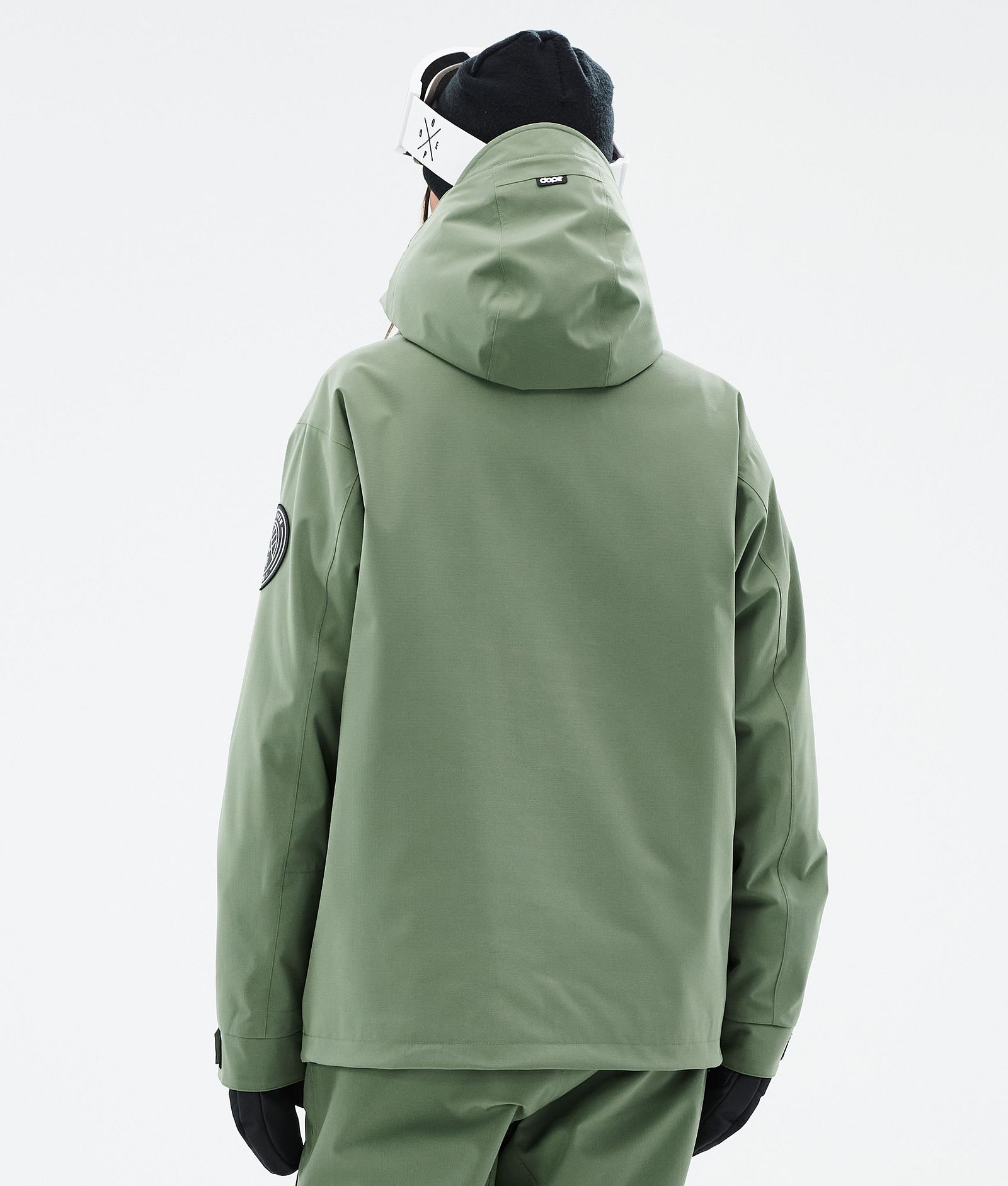 Dope Blizzard W Veste de Ski Femme Moss Green, Image 6 sur 8