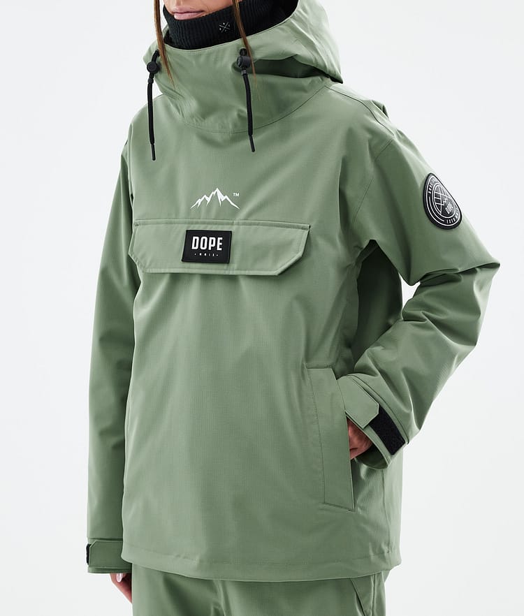 Dope Blizzard W Veste Snowboard Femme Moss Green, Image 7 sur 8