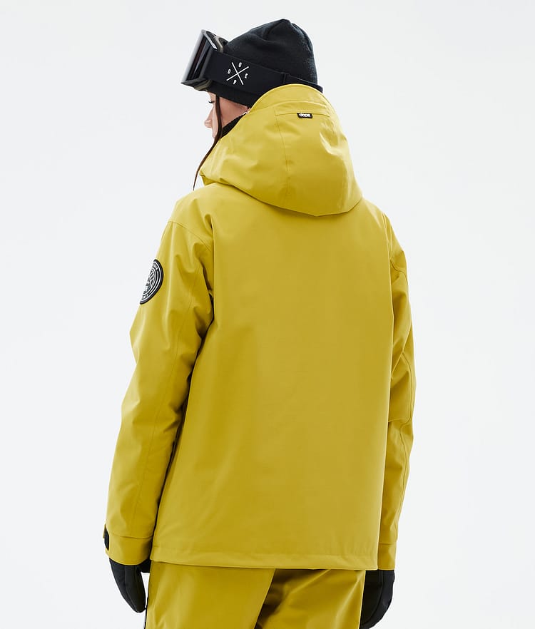 Dope Blizzard W Kurtka Snowboardowa Kobiety Yellow, Zdjęcie 6 z 8