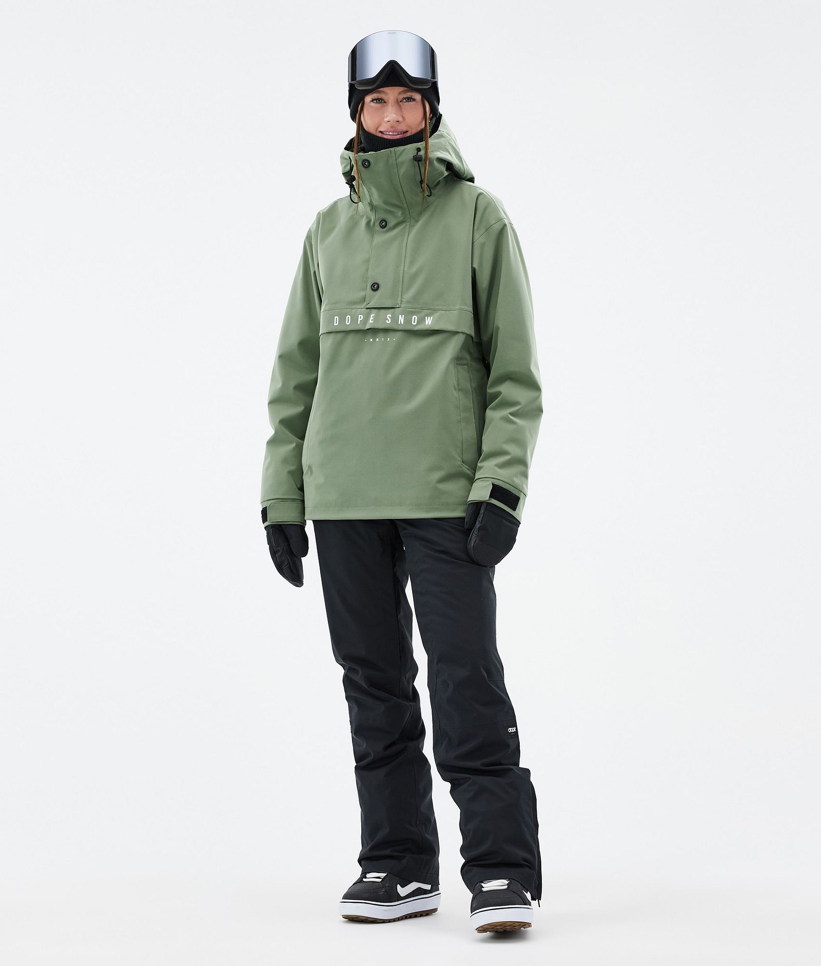 Dope Legacy W Snowboardjakke Dame Moss Green, Billede 2 af 8