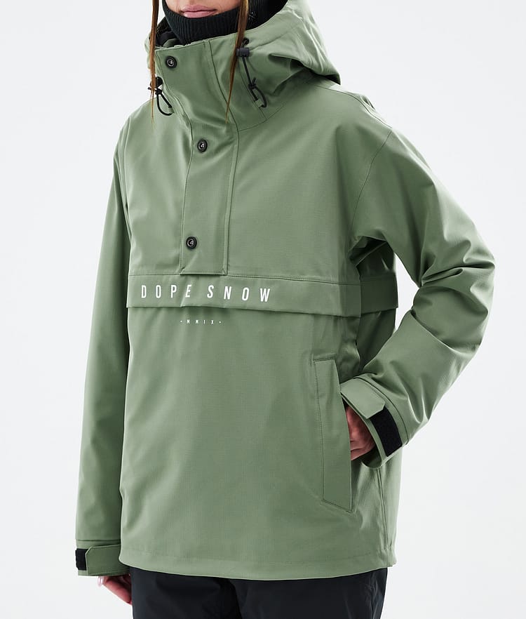 Dope Legacy W Snowboard Jacket Women Moss Green, Image 7 of 8