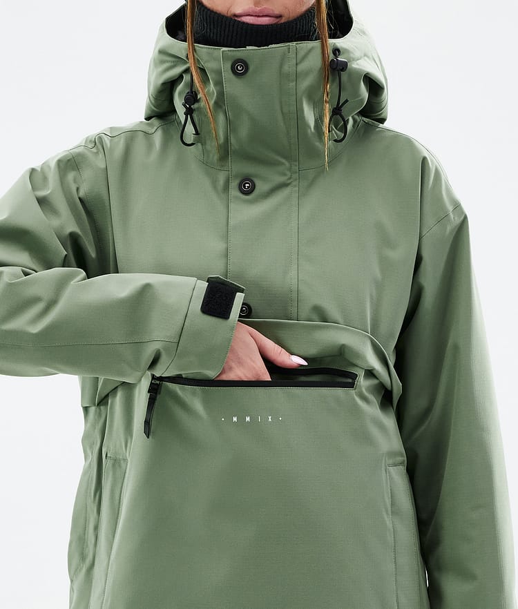 Dope Legacy W Snowboard Jacket Women Moss Green, Image 8 of 8