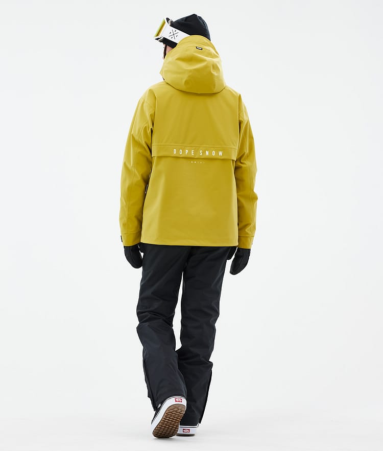 Dope Legacy W Snowboard Jacket Women Yellow, Image 4 of 8