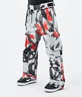 Dope Iconic Snowboard Pants Men Spray Black Red Renewed, Image 1 of 7