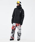 Dope Iconic Ski Pants Men Spray Black Red, Image 2 of 7