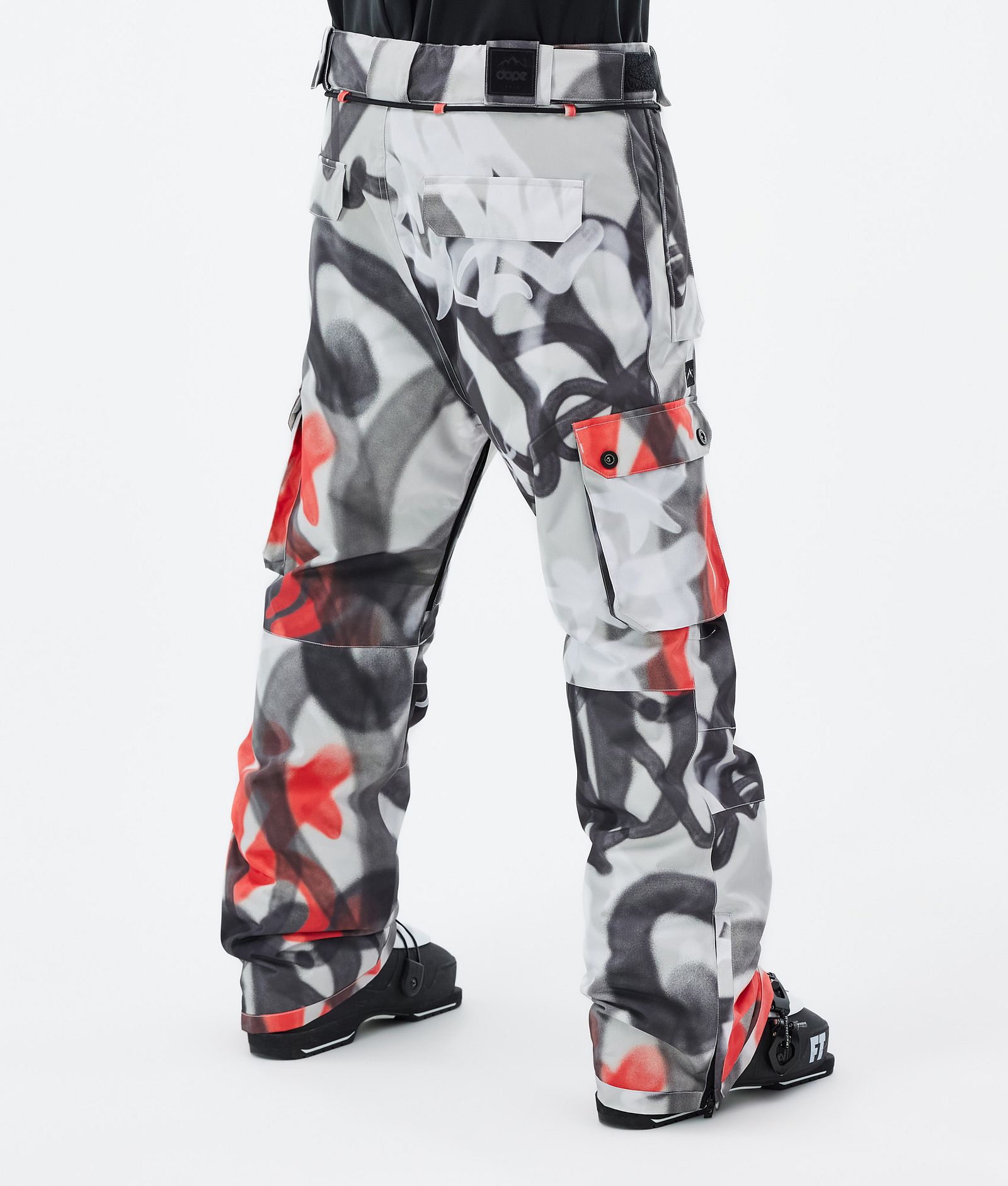 Dope Iconic Pantalones Esquí Hombre Spray Black Red, Imagen 4 de 7