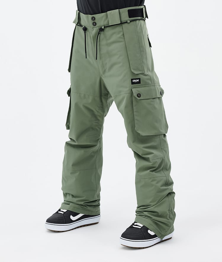 Dope Iconic Spodnie Snowboardowe Mężczyźni Moss Green, Zdjęcie 1 z 7