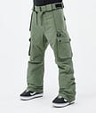 Dope Iconic Spodnie Snowboardowe Mężczyźni Moss Green