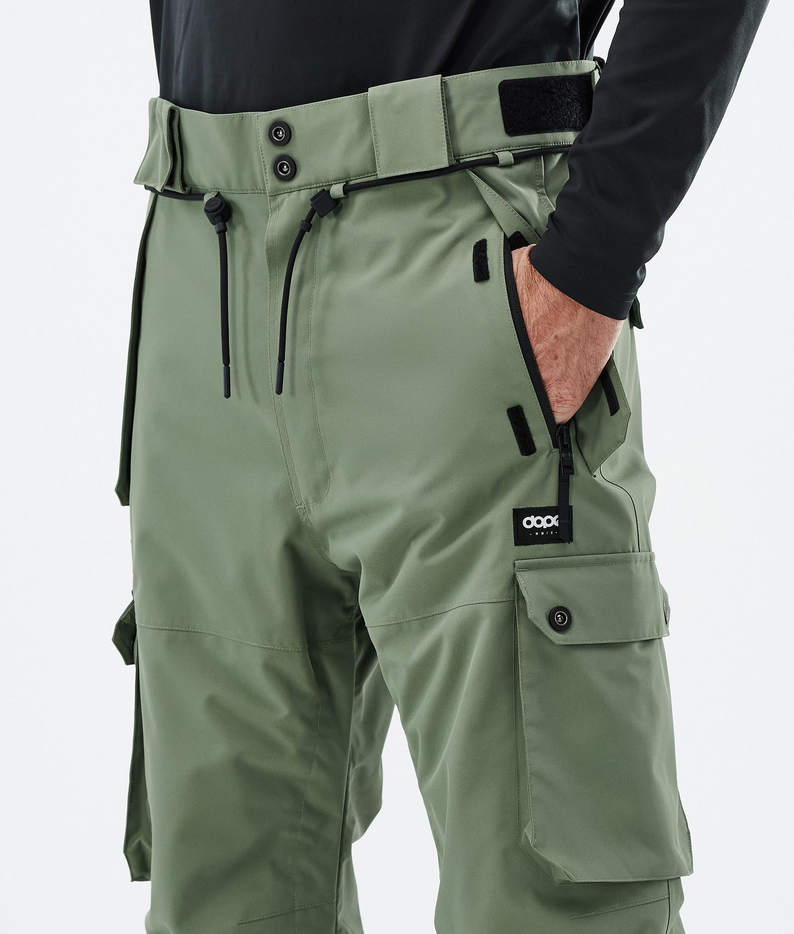 Dope Iconic Pantalon de Snowboard Homme Moss Green, Image 5 sur 7