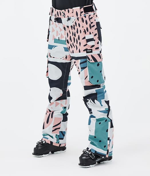 Dope Iconic W Pantalon de Ski Femme Melon