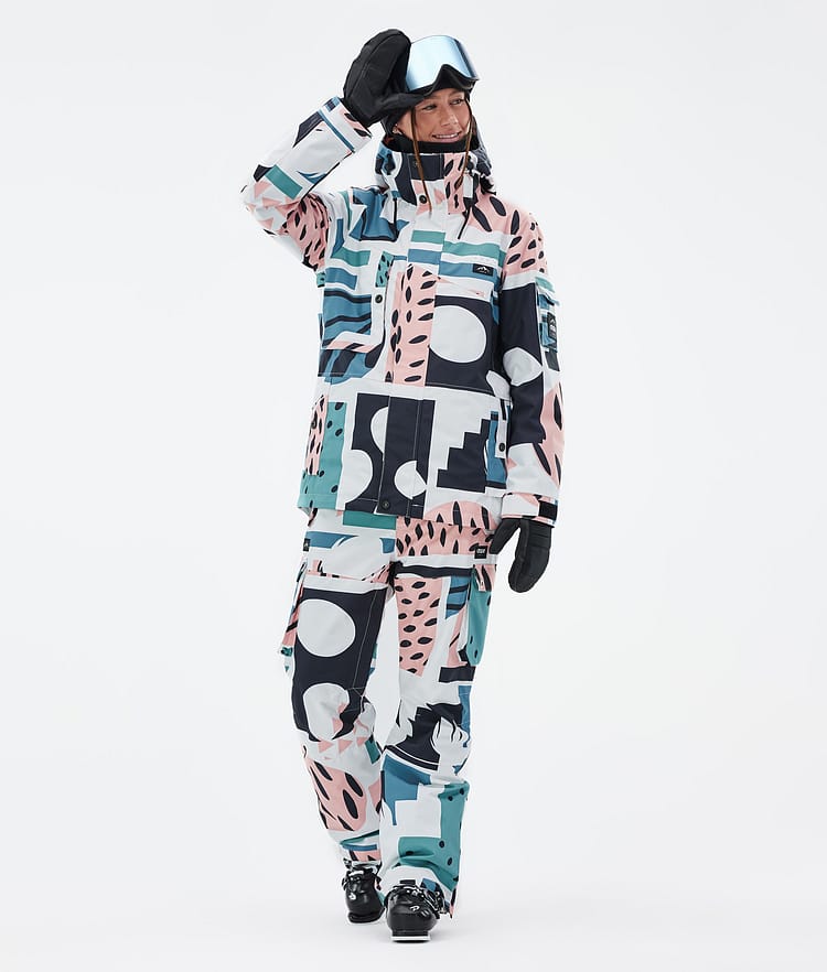 Dope Iconic W Pantalon de Ski Femme Melon, Image 2 sur 7