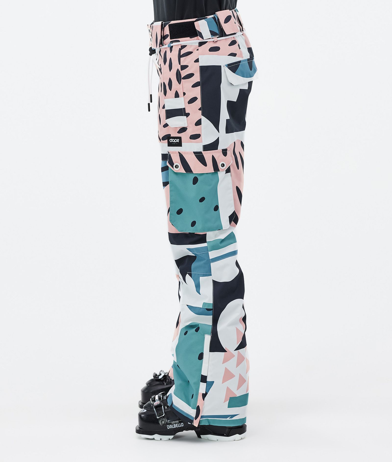 Dope Iconic W Pantalon de Ski Femme Melon, Image 3 sur 7