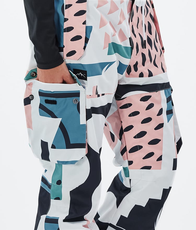 Dope Iconic W Pantalon de Snowboard Femme Melon, Image 6 sur 7