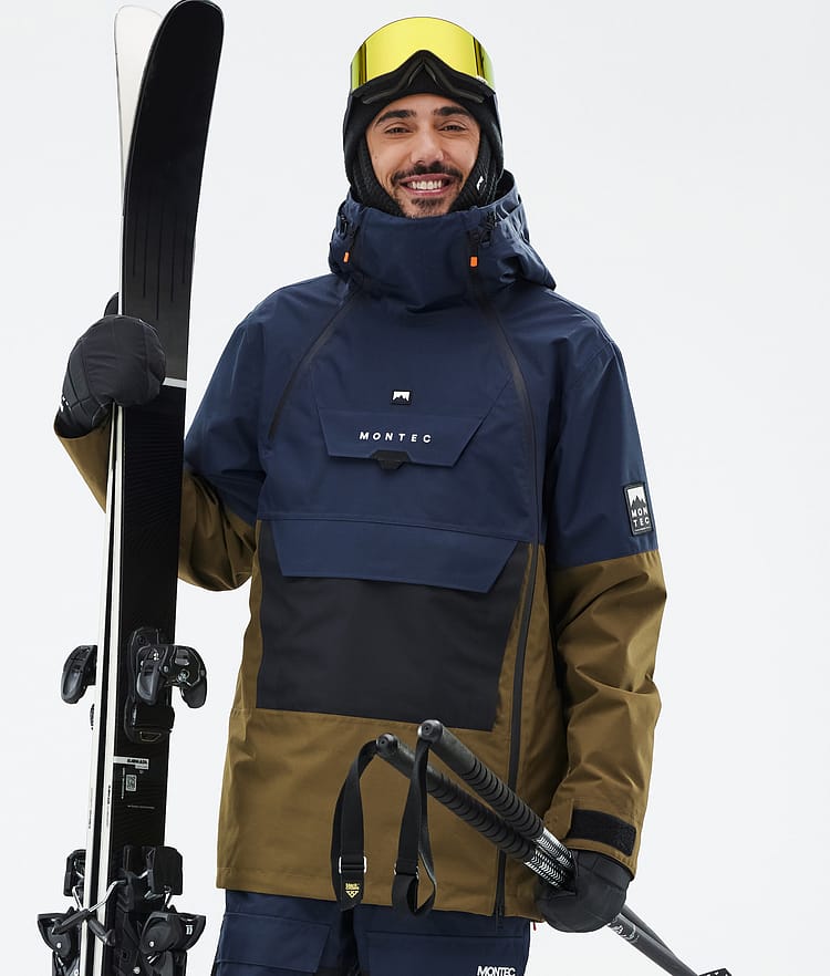 Montec Doom Veste de Ski Homme Dark Blue/Black/Fatigue, Image 1 sur 11