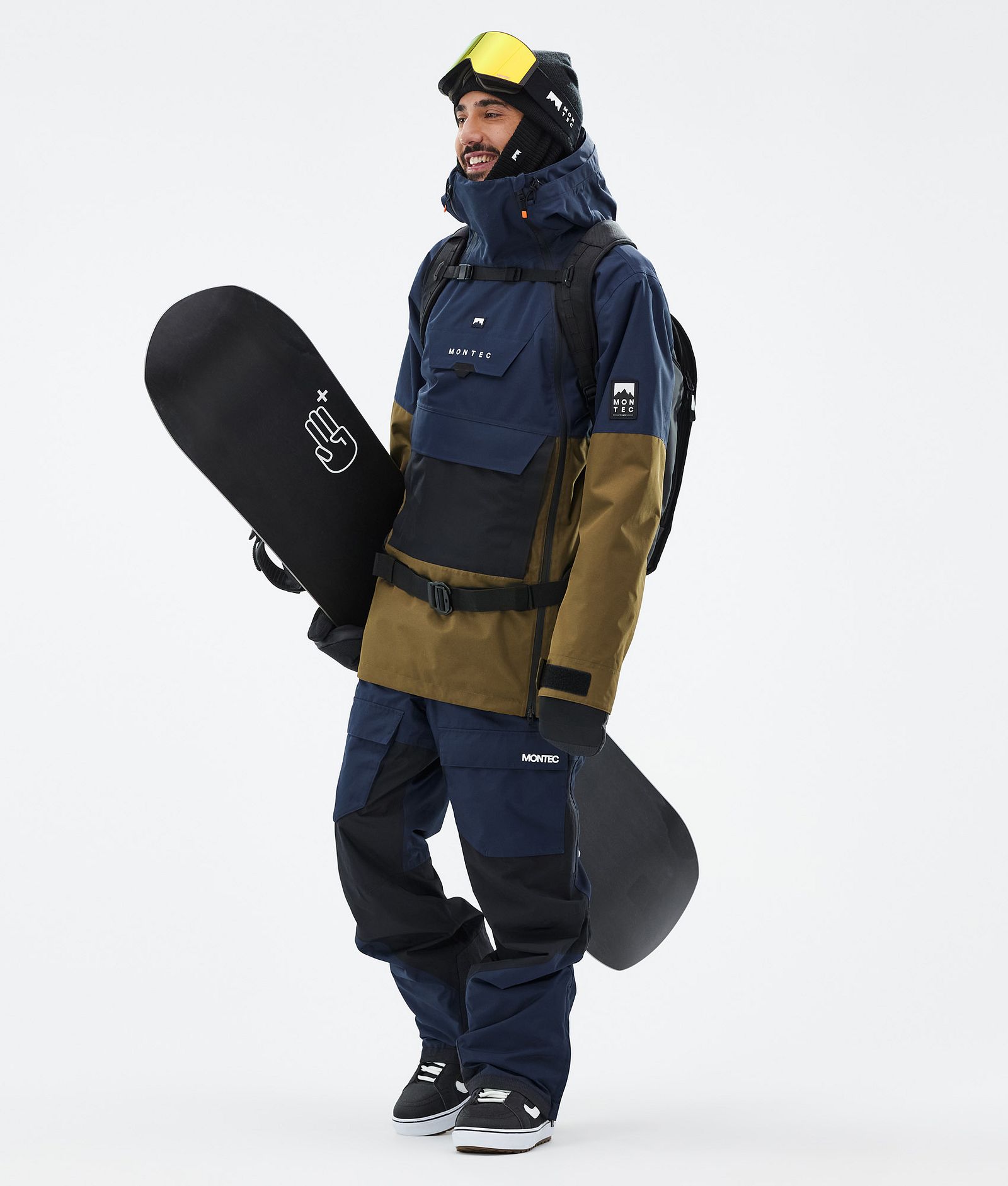 Montec Doom Kurtka Snowboardowa Mężczyźni Dark Blue/Black/Fatigue, Zdjęcie 3 z 11