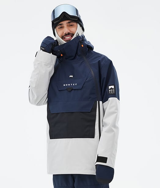 Montec Doom Snowboard Jacket Men Dark Blue/Black/Light Grey