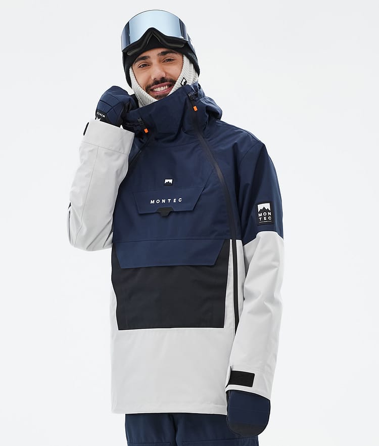 Montec Doom Veste Snowboard Homme Dark Blue/Black/Light Grey, Image 1 sur 11