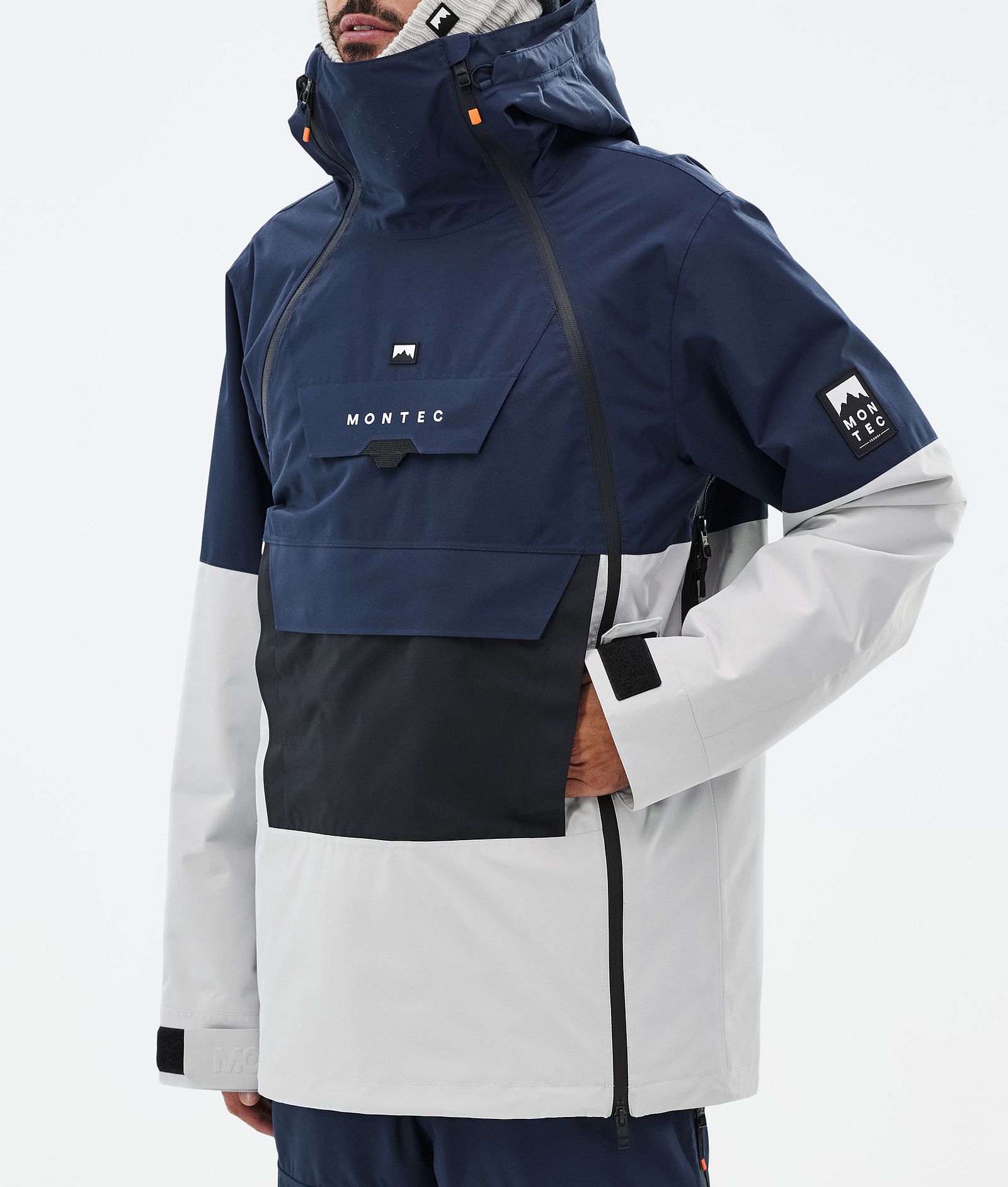 Montec Doom Ski jas Heren Dark Blue/Black/Light Grey, Afbeelding 8 van 11