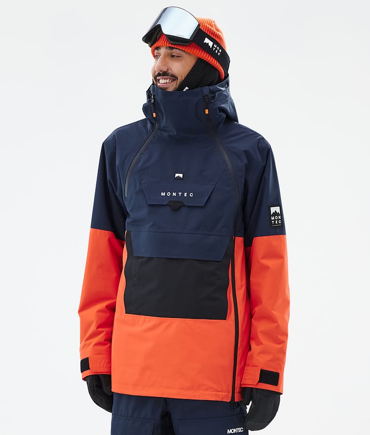 Montec Doom Chaqueta Snowboard Hombre Dark Blue/Black/Orange, Imagen 1 de 11