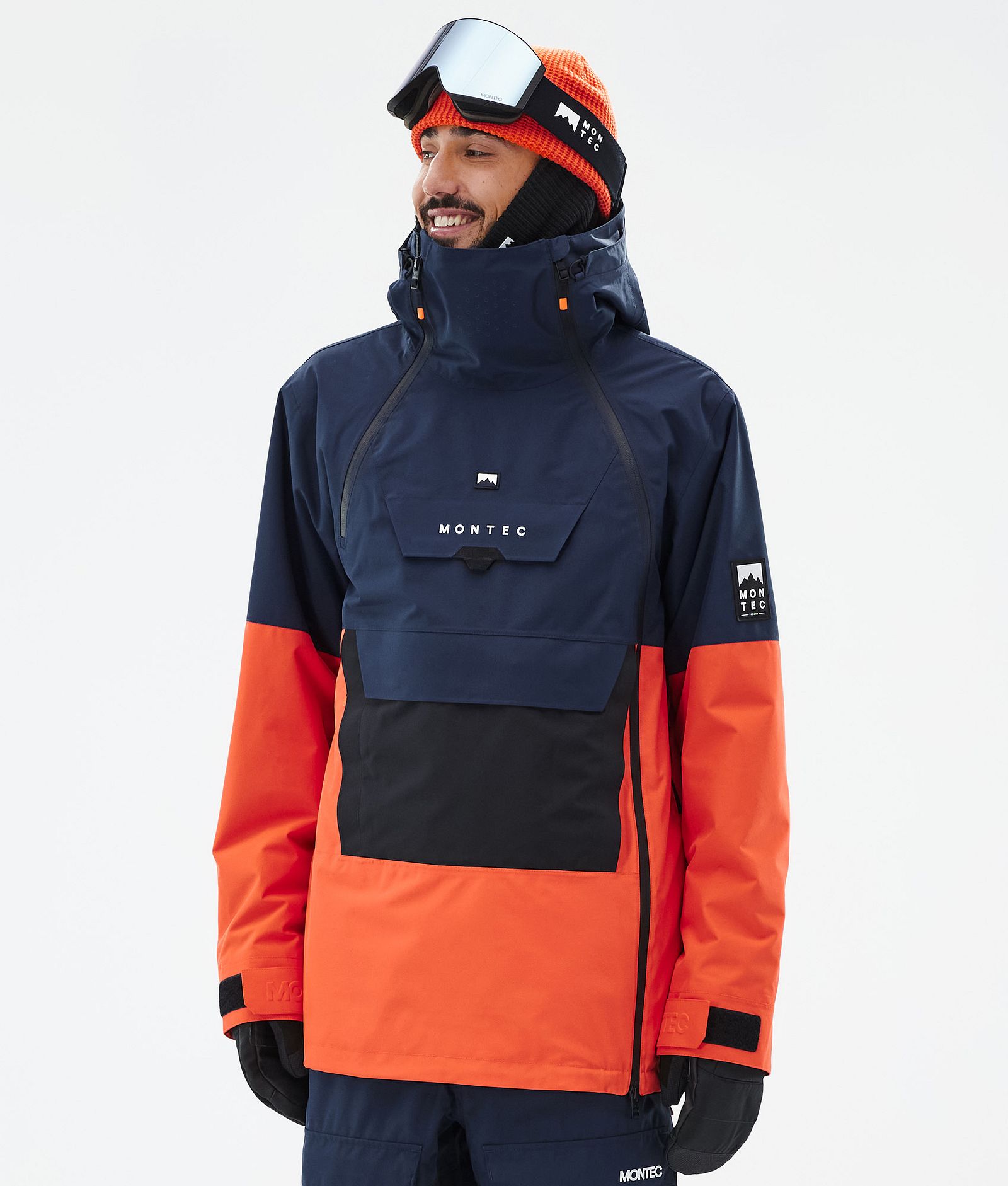 Montec Doom Giacca Snowboard Uomo Dark Blue/Black/Orange, Immagine 1 di 11