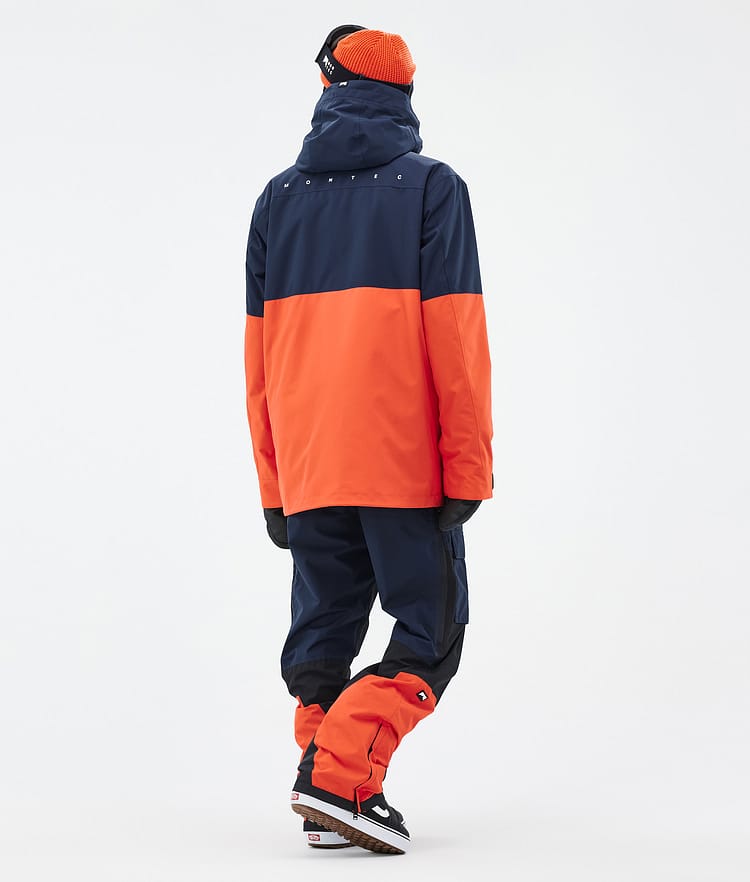 Montec Doom Kurtka Snowboardowa Mężczyźni Dark Blue/Black/Orange, Zdjęcie 5 z 11