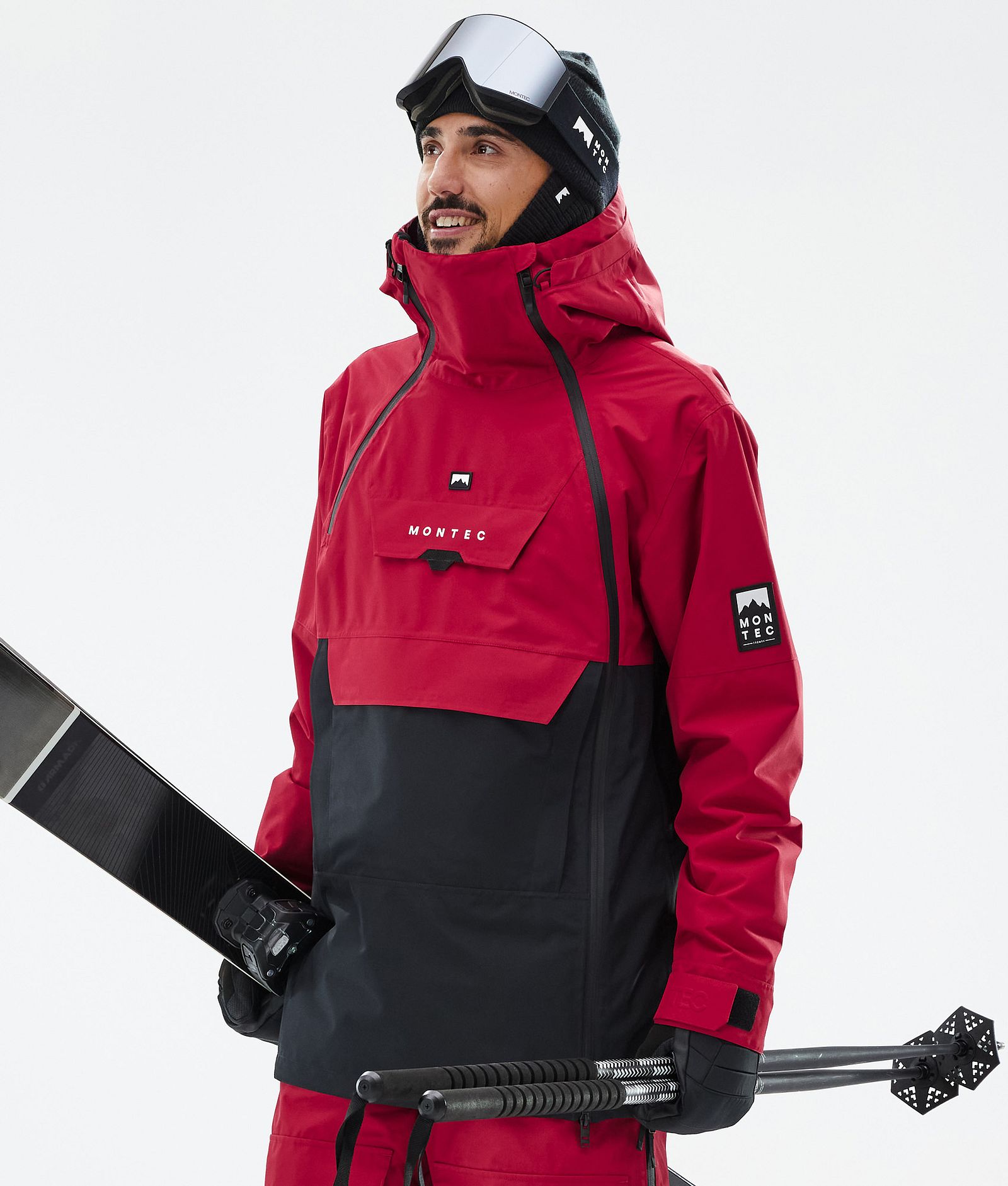 Montec Doom Ski jas Heren Deep Red/Black, Afbeelding 1 van 11