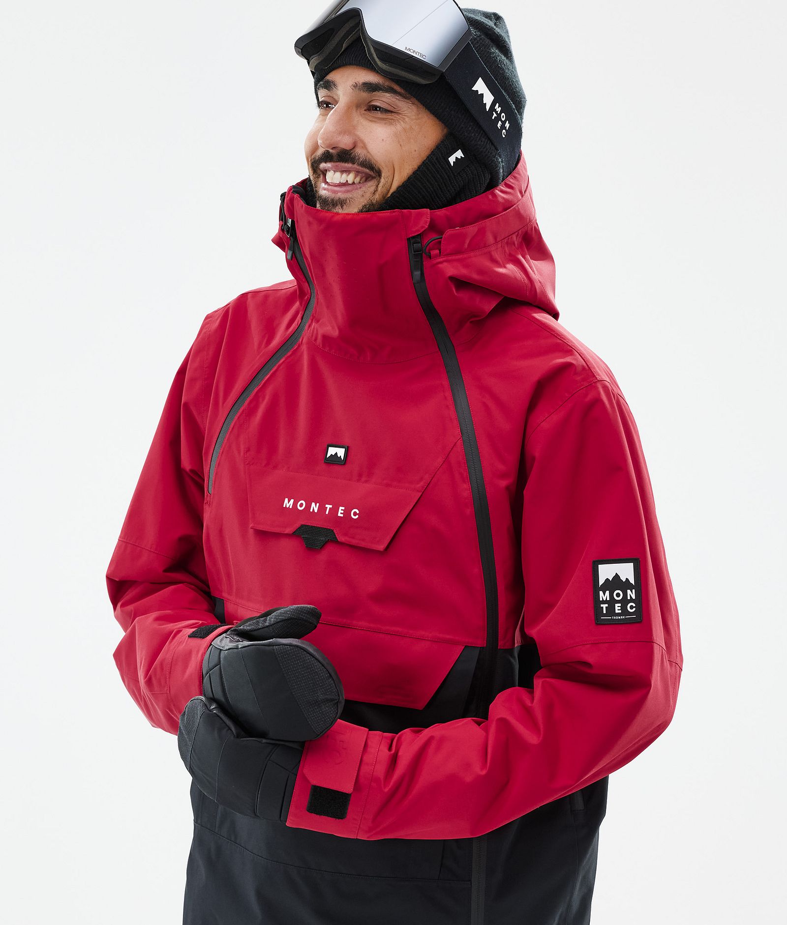 Montec Doom Veste Snowboard Homme Deep Red/Black, Image 2 sur 11