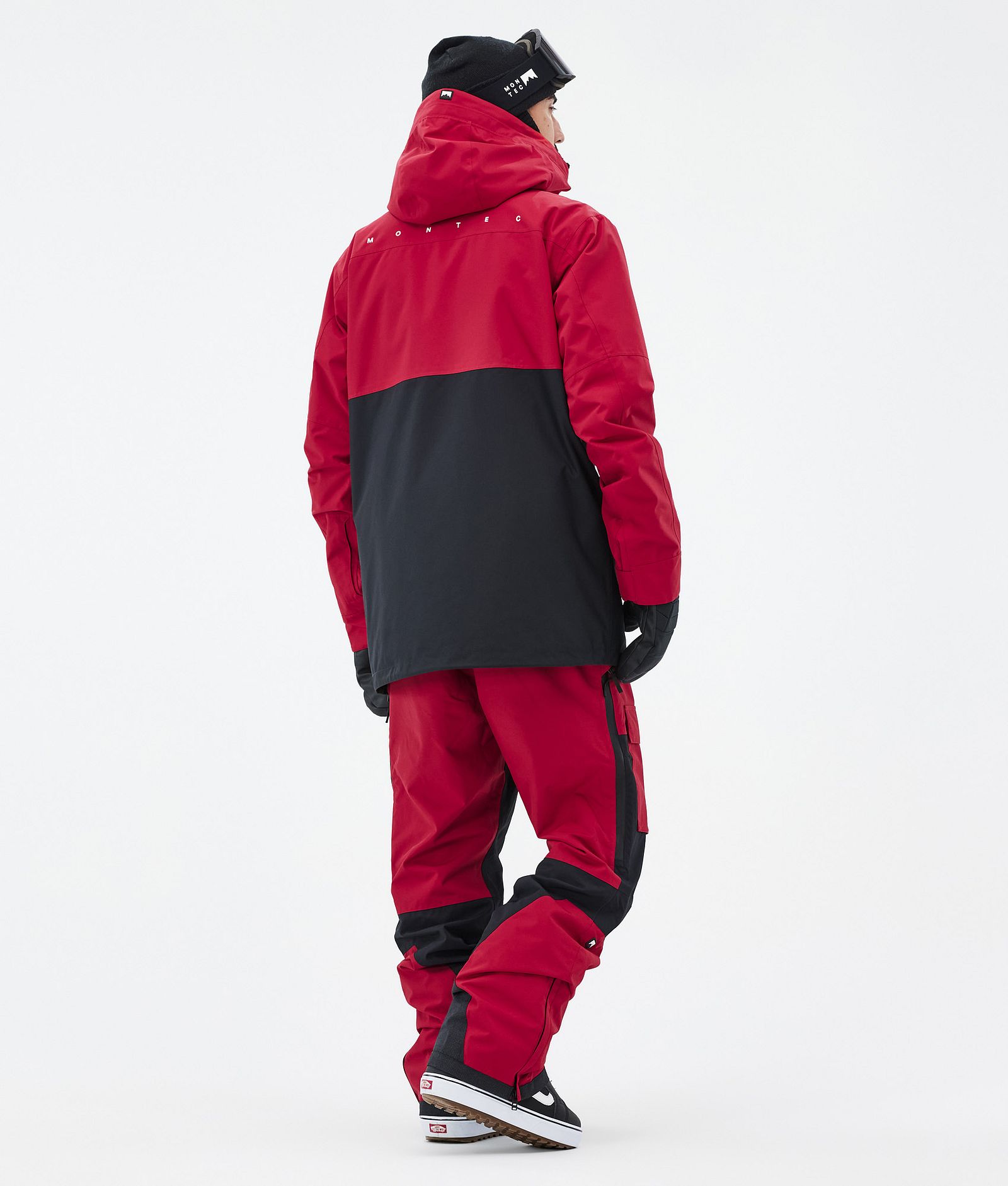 Montec Doom Kurtka Snowboardowa Mężczyźni Deep Red/Black, Zdjęcie 5 z 11