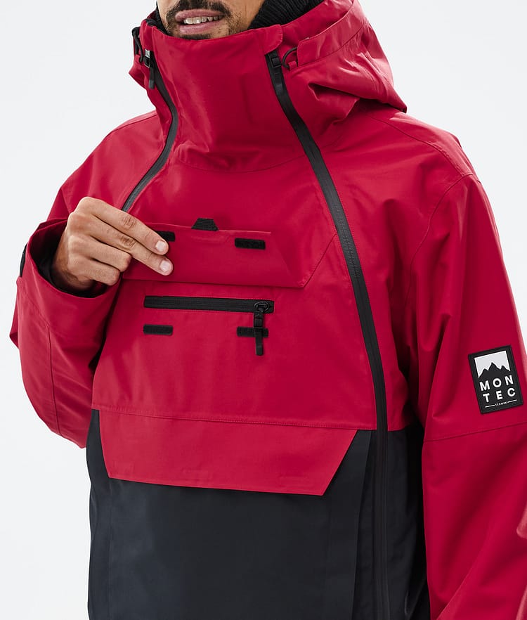 Montec Doom Skijacke Herren Deep Red/Black, Bild 10 von 11