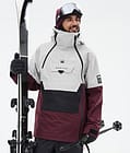 Montec Doom Ski Jacket Men Light Grey/Black/Burgundy, Image 1 of 11