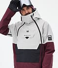 Montec Doom Veste de Ski Homme Light Grey/Black/Burgundy, Image 2 sur 11