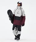 Montec Doom Giacca Snowboard Uomo Light Grey/Black/Burgundy, Immagine 3 di 11