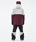 Montec Doom Giacca Snowboard Uomo Light Grey/Black/Burgundy, Immagine 5 di 11