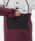 Montec Doom Snowboardjakke Herre Light Grey/Black/Burgundy, Billede 9 af 11