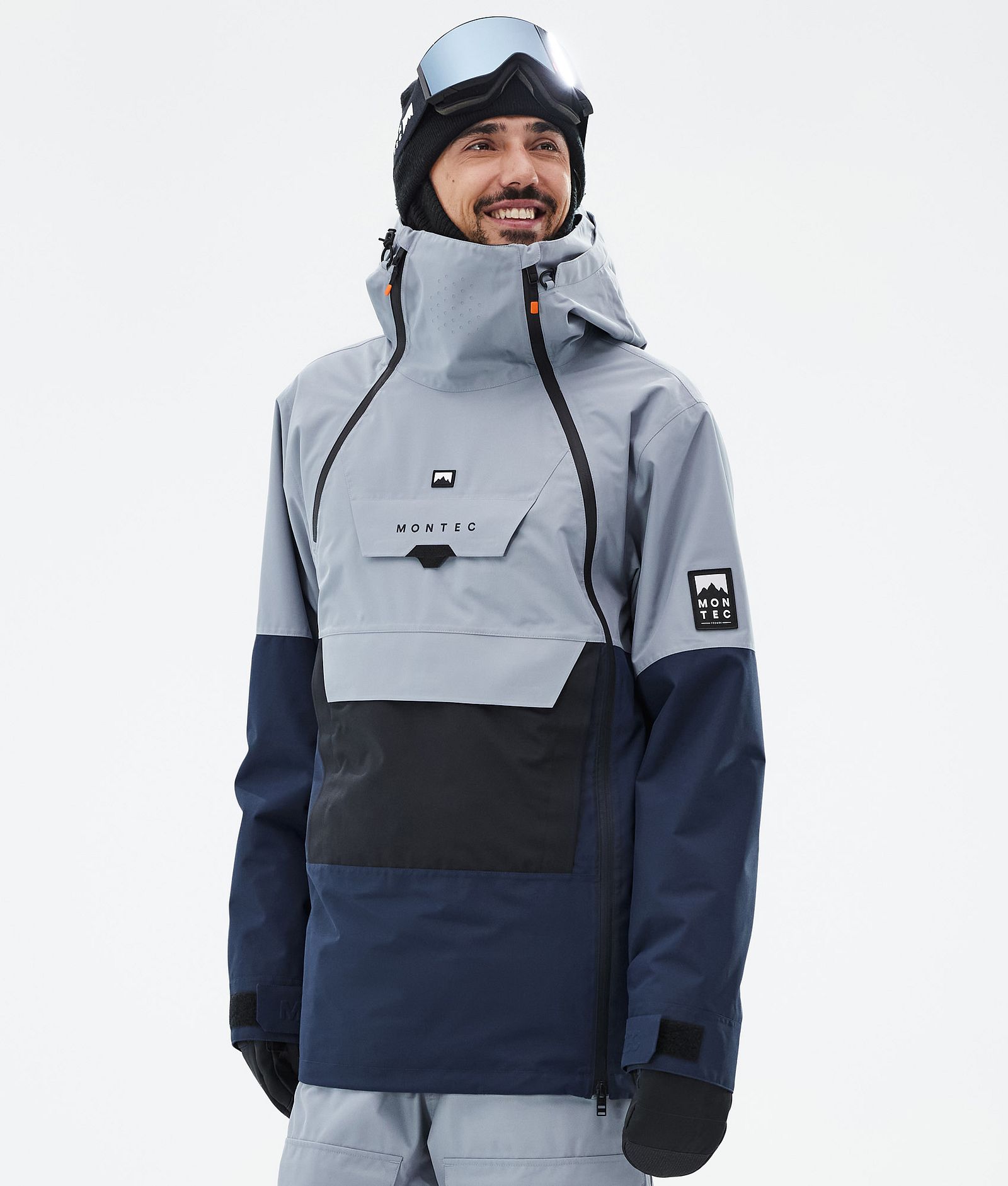 Montec Doom Ski jas Heren Soft Blue/Black/Dark Blue, Afbeelding 1 van 11