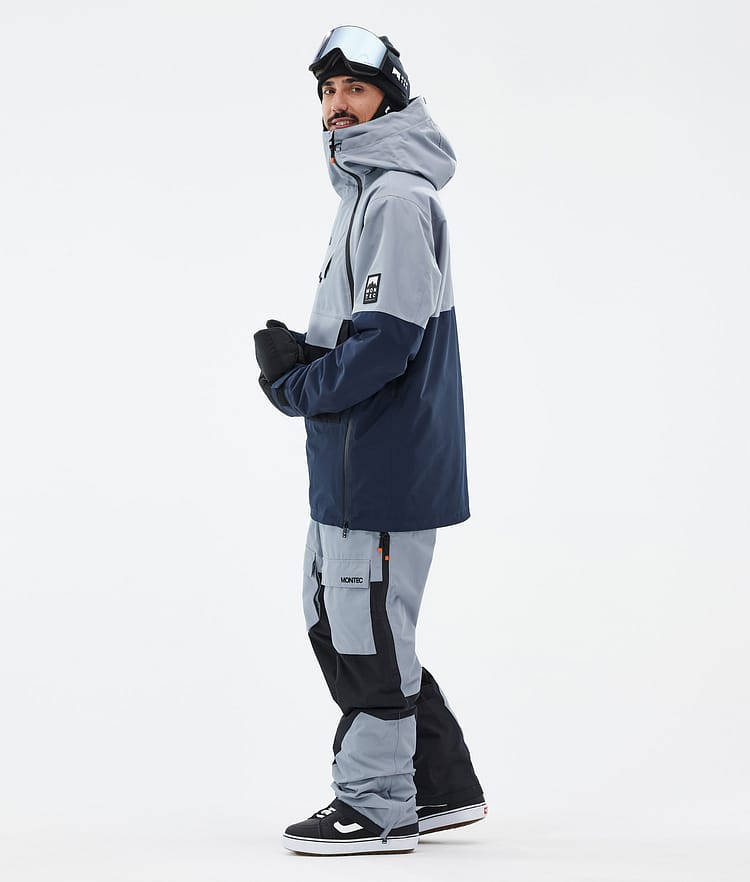 Montec Doom Bunda na Snowboard Pánské Soft Blue/Black/Dark Blue, Obrázek 4 z 11