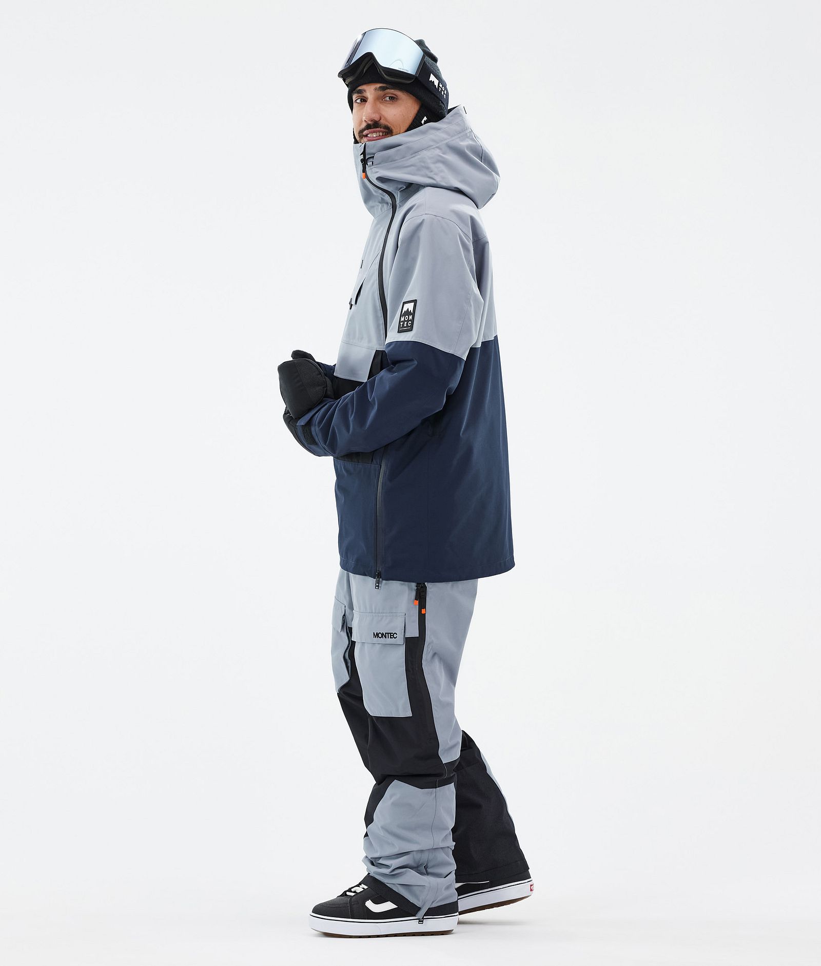 Montec Doom Kurtka Snowboardowa Mężczyźni Soft Blue/Black/Dark Blue, Zdjęcie 4 z 11