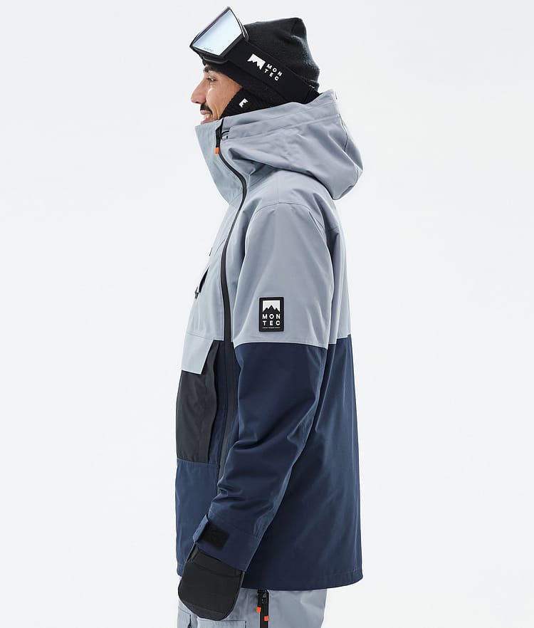 Montec Doom Kurtka Snowboardowa Mężczyźni Soft Blue/Black/Dark Blue, Zdjęcie 6 z 11