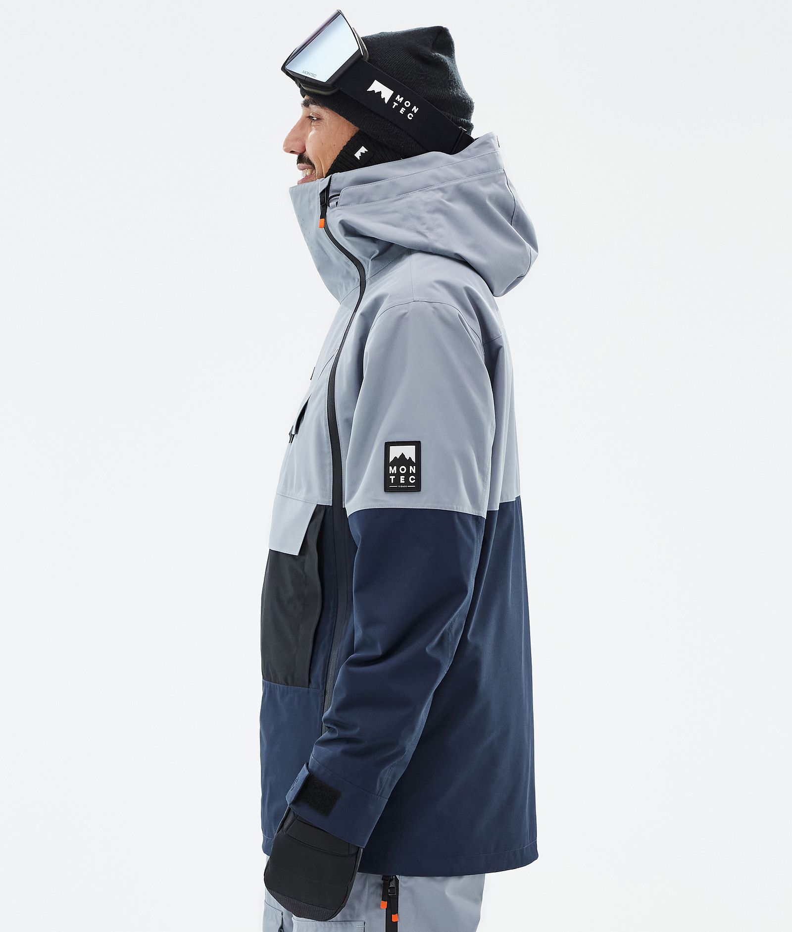 Montec Doom Veste Snowboard Homme Soft Blue/Black/Dark Blue, Image 6 sur 11