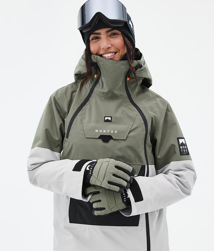 Montec Doom W Veste Snowboard Femme Greenish/Black/Light Grey, Image 2 sur 11