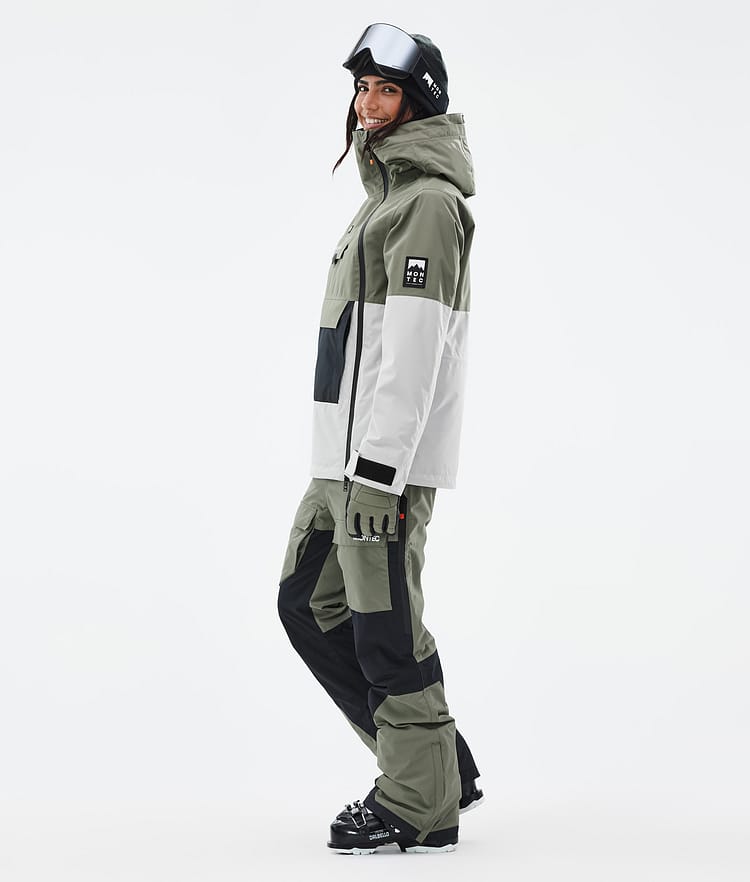 Montec Doom W Ski jas Dames Greenish/Black/Light Grey, Afbeelding 4 van 11