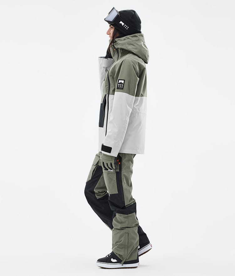 Montec Doom W Snowboard Jacket Women Greenish/Black/Light Grey, Image 4 of 11