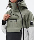 Montec Doom W Veste Snowboard Femme Greenish/Black/Light Grey, Image 10 sur 11