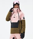 Montec Doom W Lyžařská Bunda Dámské Soft Pink/Black/Fatigue