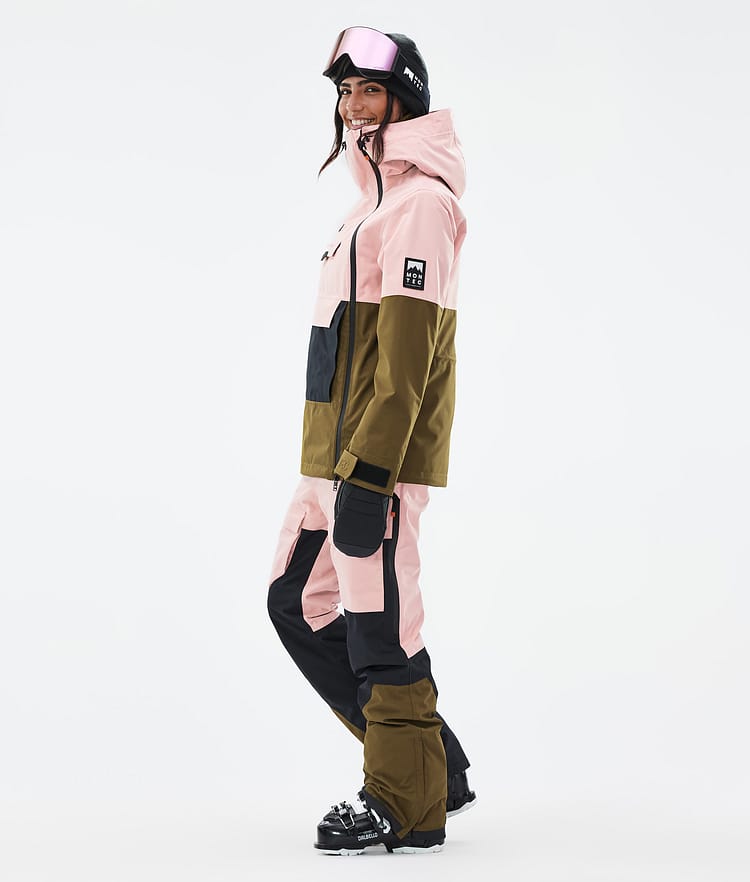 Montec Doom W Ski Jacket Women Soft Pink/Black/Fatigue, Image 3 of 10